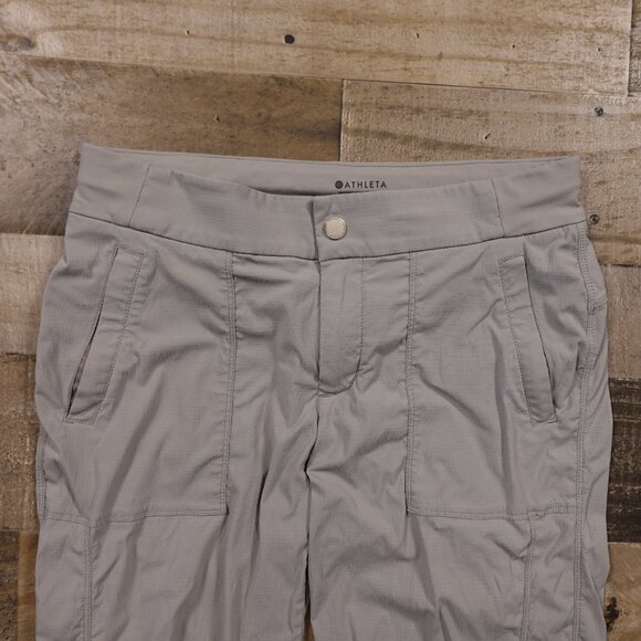 Athleta Trekkie Jogger 2.0 Pants Women's Size 8 Gray - Picture 2 of 14